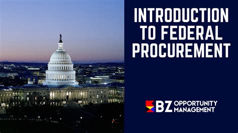 Federal procurement 